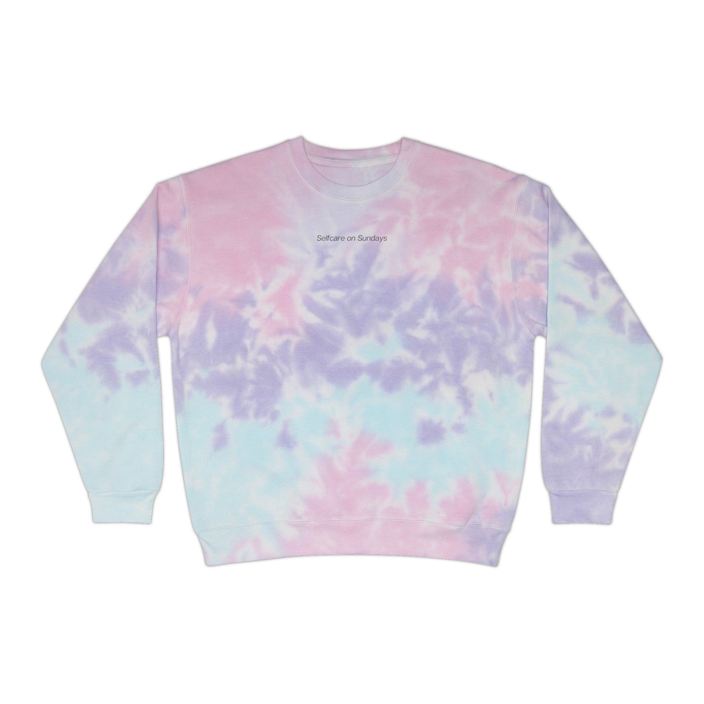 Unisex Tie-Dye Crew Neck Sweatshirt - Selfcare on Sundays - Selfcare on Sundays