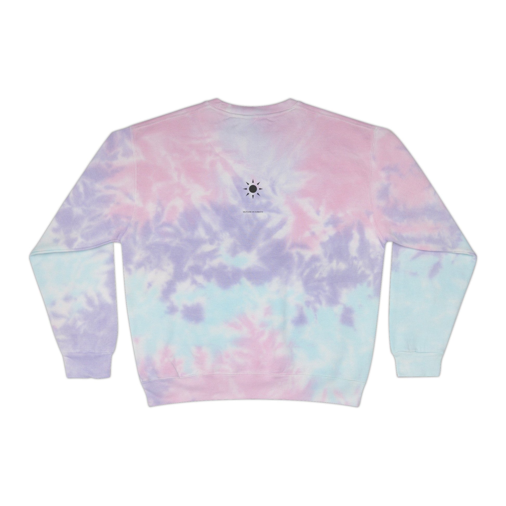 Unisex Tie-Dye Crew Neck Sweatshirt - Selfcare on Sundays - Selfcare on Sundays