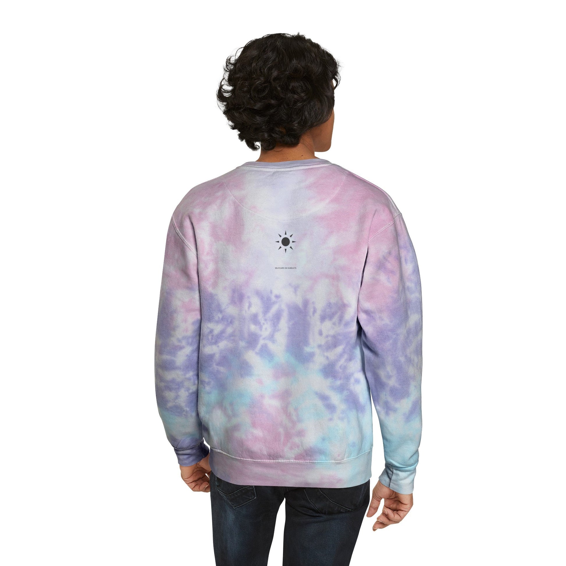 Unisex Tie-Dye Crew Neck Sweatshirt - Selfcare on Sundays - Selfcare on Sundays