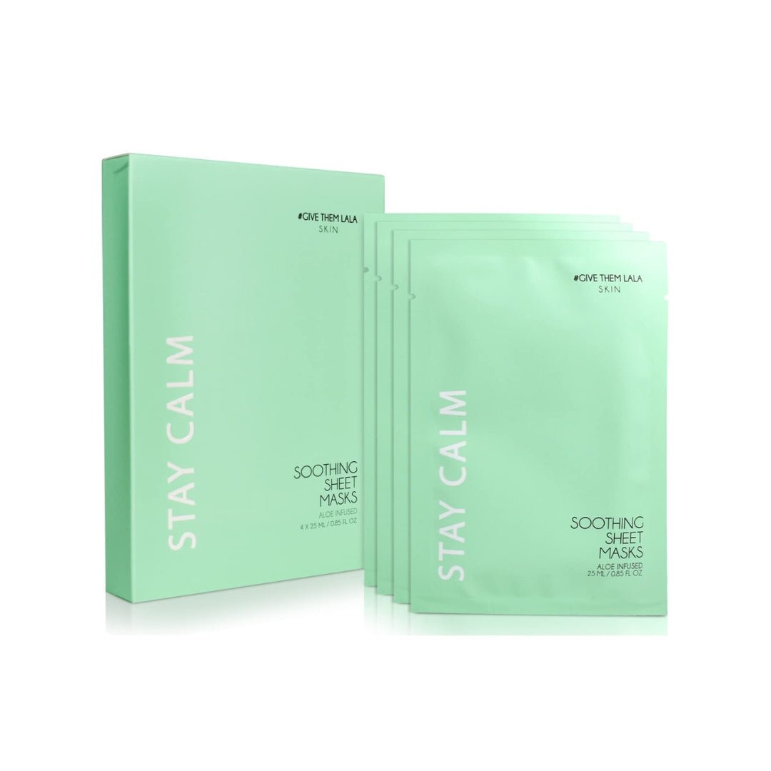 LALA Skin Stay Calm Soothing Sheet Masks - Selfcare on Sundays