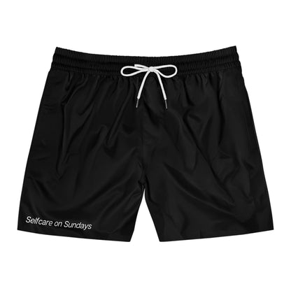 Men's Fit Mid-Length Swim Shorts - Selfcare on Sundays - Selfcare on Sundays