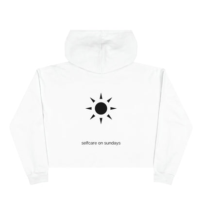 SOS Crop Top Unisex Hoodie - Selfcare on Sundays - Selfcare on Sundays