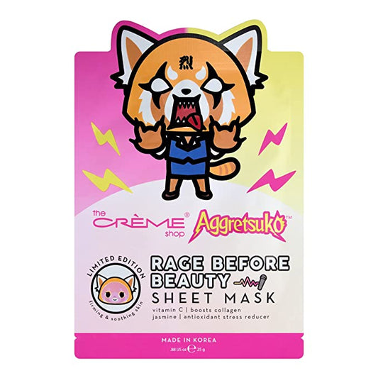 The Creme Shop Aggretsuko Rage Before Beauty Sheet Mask - Selfcare on Sundays