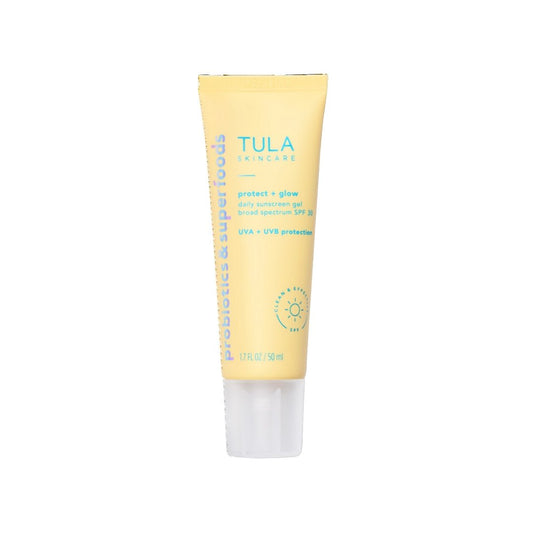 Tula Skincare Protect + Glow Daily Sunscreen Gel SPF 30 - Selfcare on Sundays